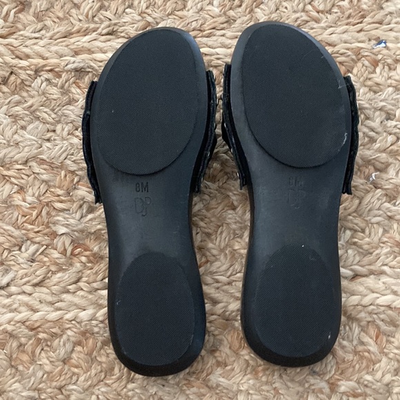 Donald Pliner Black Slides - Picture 4 of 6